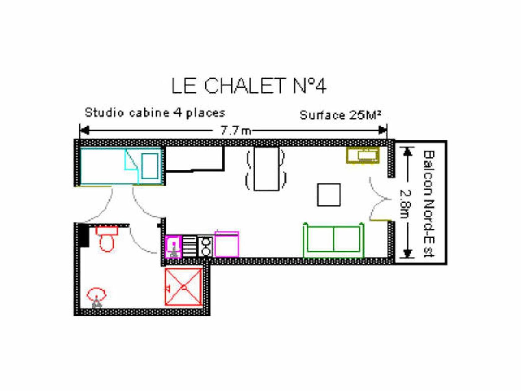 Le Chalet - Piscine 4 - Studio Pour 4 Personnes Mae-8764 Gourette Exterior foto